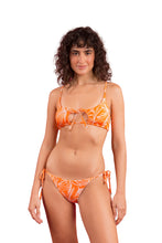 Cargar imagen en el visor de la galería, Model Front: Rio De Sol Conjunto Set Trail-Orange Tank-Tie Ibiza-Comfy