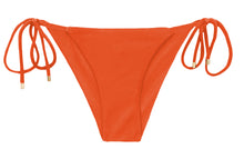 Cargar imagen en el visor de la galería, Product Front: Rio De Sol Bragas Bottom Shimmer-Paprica Cheeky-Tie