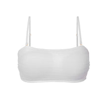 Cargar imagen en el visor de la galería, Product Front: Rio De Sol Sostén Top Memphis-White Bandeau-Reto