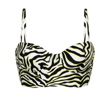 Cargar imagen en el visor de la galería, Product Front: Rio De Sol Sostén Top Wild-Black Balconet-Anna