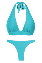 Cargar imagen en el visor de la galería, Product Front: Rio De Sol Conjunto Set Breeze Halter-Cos Leblon-Fio