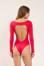 Cargar imagen en el visor de la galería, Model Back: Wednesday In Hawaii By Rio De Sol Una Pieza Hibiscus Surf