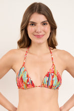 Cargar imagen en el visor de la galería, Image 08: Rio De Sol Sostén Top Floral-Scales Tri-Inv