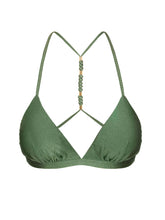 Cargar imagen en el visor de la galería, Product Front: Rio De Sol Sostén Top Shimmer-Croco Tri-Fixo-Noa