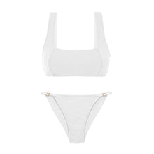 Cargar imagen en el visor de la galería, Product Front: Rio De Sol Conjunto Set Sand-White Mary Cheeky-Fixa