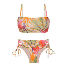 Cargar imagen en el visor de la galería, Product Front: Rio De Sol Conjunto Set Oasis Bandeau-Reto Madrid