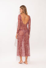 Cargar imagen en el visor de la galería, Model Back: Rio De Sol Vestido De Playa Dune Dress Lucy