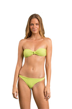 Cargar imagen en el visor de la galería, Model Front: Rio De Sol Conjunto Set Bora-Citrus Bandeau-Joy Leblon