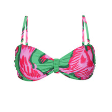 Cargar imagen en el visor de la galería, Product Front: Rio De Sol Sostén Top Parrots Bandeau-Crispy