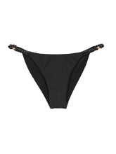 Cargar imagen en el visor de la galería, Product Front: Rio De Sol Bragas Bottom Shimmer-Black Cheeky-Noa