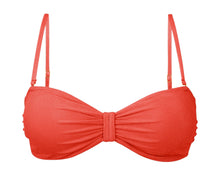 Cargar imagen en el visor de la galería, Product Front: Rio De Sol Sostén Top Malibu-Chili Bandeau-Duo