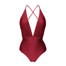 Cargar imagen en el visor de la galería, Product Front: Rio De Sol Una Pieza Shimmer-Divino New Vegas