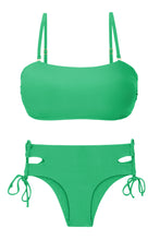 Cargar imagen en el visor de la galería, Product Front: Rio De Sol Conjunto Set Tambourine Bandeau-Reto Madrid