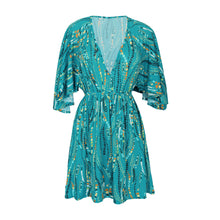 Cargar imagen en el visor de la galería, Product Front: Rio De Sol Mini Dress Rain Mini Dress