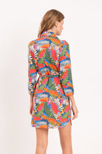 Cargar imagen en el visor de la galería, Model Back: Rio De Sol Vestido Camidero Jungle Chemise