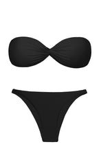 Cargar imagen en el visor de la galería, Product Front: Rio De Sol Conjunto Set Nero Twist Leblon