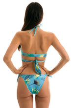Cargar imagen en el visor de la galería, Model Back: Rio De Sol Bragas Bottom Flower Geometric Transp Comfort