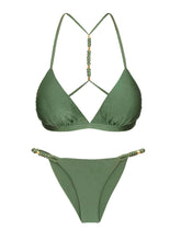 Cargar imagen en el visor de la galería, Product Front: Rio De Sol Conjunto Set Shimmer-Croco Tri-Fixo-Noa Cheeky-Noa