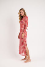 Cargar imagen en el visor de la galería, Image 04: Rio De Sol Vestido De Playa Floral-Scales Dress Lucy