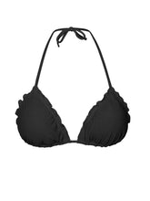 Cargar imagen en el visor de la galería, Product Front: Rio De Sol Sostén Top Malibu-Black Frufru