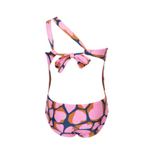 Cargar imagen en el visor de la galería, Product Back: Rio De Sol Bañador Niña De Una Pieza Amore-Pink Santorini-Kids