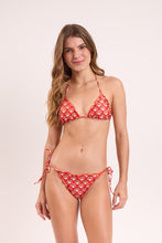 Cargar imagen en el visor de la galería, Model Front: Rio De Sol Sostén Top Floral-Scales Frufru