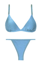 Cargar imagen en el visor de la galería, Product Front: Rio De Sol Conjunto Set Shimmer-Baltic-Sea Tri-Fixo California