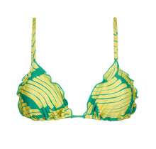 Cargar imagen en el visor de la galería, Product Front: Rio De Sol Sostén Top Banana Yellow Frufru