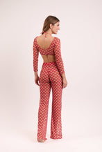 Cargar imagen en el visor de la galería, Model Back: Rio De Sol Top De La Playa Floral-Scales Top Harper