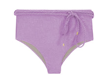 Cargar imagen en el visor de la galería, Product Front: Rio De Sol Bragas Bottom Shimmer-Harmonia Belted-High-Waist