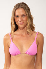 Cargar imagen en el visor de la galería, Gallery: Rio De Sol Sostén Top Crespinho-Rosa Lia-Noa