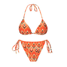Cargar imagen en el visor de la galería, Product Front: Rio De Sol Conjunto Set Maracai Tri-Inv Cheeky-Tie