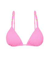 Cargar imagen en el visor de la galería, Product Front: Rio De Sol Sostén Top Crespinho-Rosa Lia-Noa