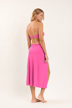 Cargar imagen en el visor de la galería, Model Back: Rio De Sol Falda De Playa Fluity-Amor Long Skirt Knot