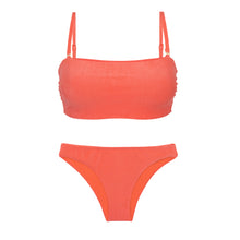 Cargar imagen en el visor de la galería, Product Front: Rio De Sol Conjunto Set Malibu-Nina Bandeau-Reto Essential