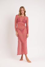 Cargar imagen en el visor de la galería, Image 05: Rio De Sol Vestido De Playa Floral-Scales Dress Lucy
