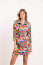 Cargar imagen en el visor de la galería, Model Front: Rio De Sol Vestido Camidero Jungle Chemise