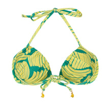 Cargar imagen en el visor de la galería, Product Front: Rio De Sol Sostén Top Banana Yellow Balconet