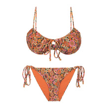 Cargar imagen en el visor de la galería, Product Front: Rio De Sol Conjunto Set Bouquet Balconet-Tie Ibiza-Comfy