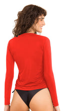 Cargar imagen en el visor de la galería, Image 06: Rio De Sol Sostén Rouge Rash-Guard