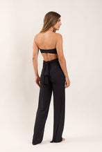 Cargar imagen en el visor de la galería, Model Back: Rio De Sol Pantalones De Playa Black Pants Knot