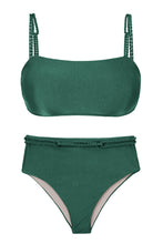 Cargar imagen en el visor de la galería, Product Front: Rio De Sol Conjunto Set Palace Bandeau-Reto Hotpants