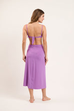 Cargar imagen en el visor de la galería, Model Back: Rio De Sol Falda De Playa Bio-Floreira Long Skirt Knot