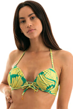 Cargar imagen en el visor de la galería, Gallery: Rio De Sol Sostén Top Banana Yellow Balconet