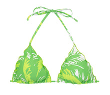 Cargar imagen en el visor de la galería, Product Front: Rio De Sol Sostén Top Green-Palms Frufru