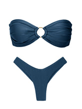 Cargar imagen en el visor de la galería, Product Front: Rio De Sol Conjunto Set Shimmer-Shark Mavi Nara