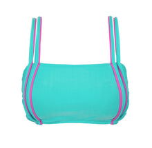 Cargar imagen en el visor de la galería, Product Front: Rio De Sol Sostén Top Duo Pink Blue