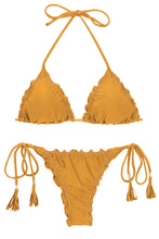 Cargar imagen en el visor de la galería, Product Front: Rio De Sol Conjunto Set Damasco Frufru-Fio