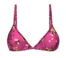 Cargar imagen en el visor de la galería, Product Front: Rio De Sol Sostén Top Roar-Pink Tri-Fixo