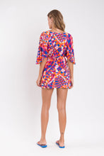 Cargar imagen en el visor de la galería, Model Back: Rio De Sol Mini Dress Funny Mini Dress